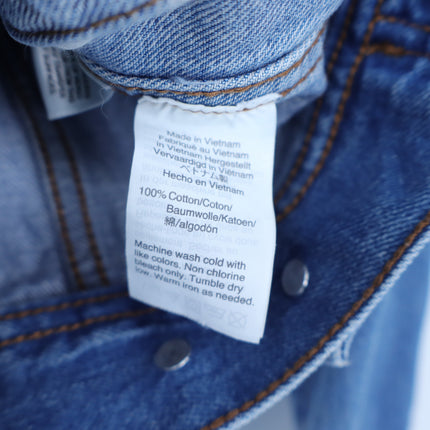 J. Crew Classic Denim Jacket Blue Medium Wash Long Sleeve Women's XXS