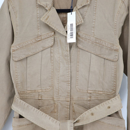 ALEX MILL Expedition Jumpsuit Vintage Khaki NWT Belted Long Sleeve Women's XS