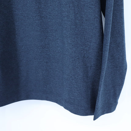 Lululemon 5 Year Basic Long Sleeve Tee Heathered Nautical Navy Active Men's M