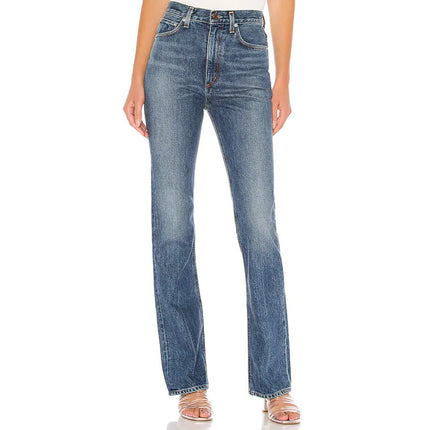 AGOLDE Vintage High Rise Jeans Blue Mid Wash Flare Absolute Zip Fly Women's 29