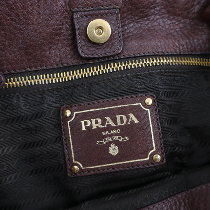 PRADA Spectrum Zebra Print Crossbody Bag Dyed Calf Fur Convertible Luxury Purse