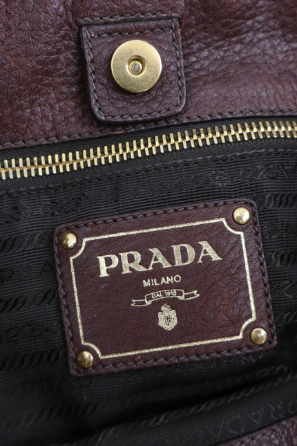 PRADA Spectrum Zebra Print Crossbody Bag Dyed Calf Fur Convertible Luxury Purse
