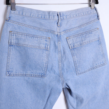 AGOLDE Cooper Cargo Jeans Rank Blue Light Wash Zip Fly Women's 30