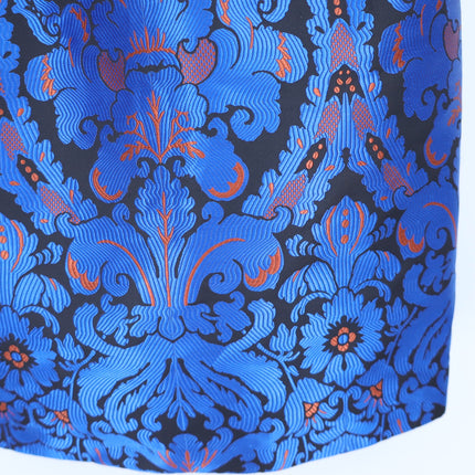 FREE PEOPLE Queen of Hearts Brocade Mini Dress Indigo and Black Women's 6