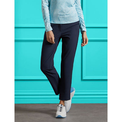 G/FORE Performance Straight Golf Trouser Twilight Navy NWT Twill Women's 8