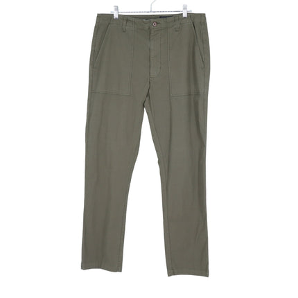 Adriano Goldschmied Wells Cargo Jeans Olive Green Mid Rise Relaxed Men's 34