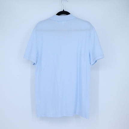 Lacoste Slim Fit Polo Shirt Rill Blue NWT Cotton Pique Short Sleeve Men's L