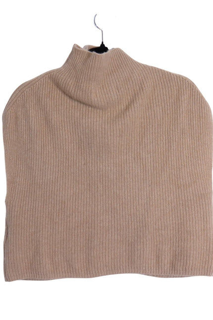 BY ANTHROPOLOGIE Oversized Ribbed 100% Cashmere Sweater Vest Neutral Women's XS