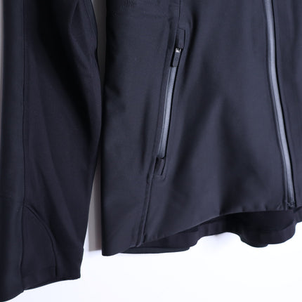 LULULEMON Hooded Sleet Sprinter Jacket Black Softshell Full Zip Women's 4