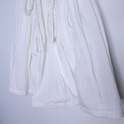 ULLA JOHNSON Jessa Mini Dress NWT Pristine White Pleated Cotton Poplin Women's 2