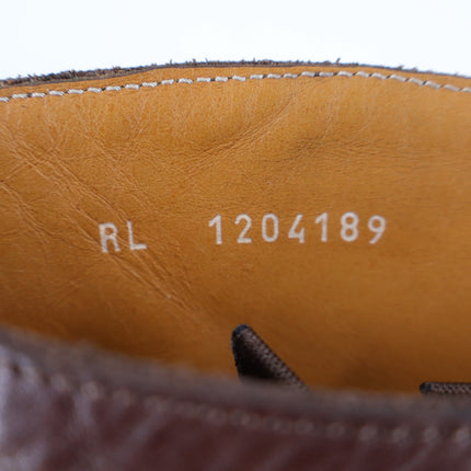 Ralph Lauren Collection Leather Riding Boot Brown Western Luxury Women's 5.5B