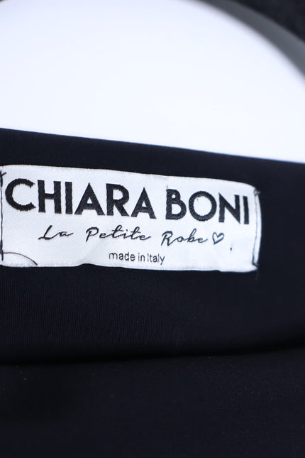 CHIARA BONI La Petite Robe Strap Dress Black Knee Length Women's 44/US 8