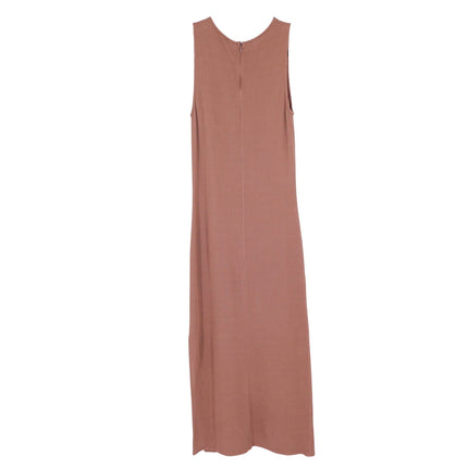 ANINE BING Savannah Dress Terracotta Waffle Midi Sleeveless Women's S