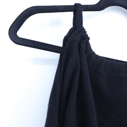 Vince Asymmetrical Pullover Sweater 100% Cashmere Black Cold Shoulder Women's S