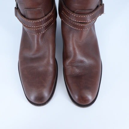 Ralph Lauren Collection Leather Riding Boot Brown Western Luxury Women's 5.5B