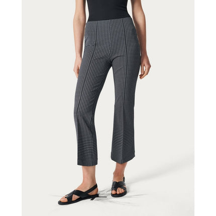 Rag & Bone Irina Pants Kick Flare Black Multi NWT Cropped Pull On Women's M