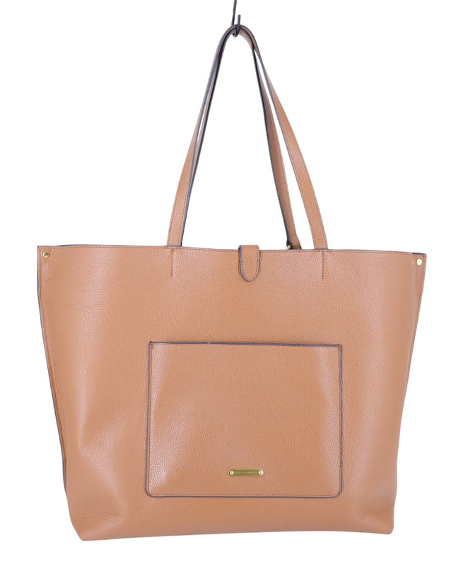 Rebecca Minkoff Megan Tote Caramello Tan Leather Antique Brass Large Bag