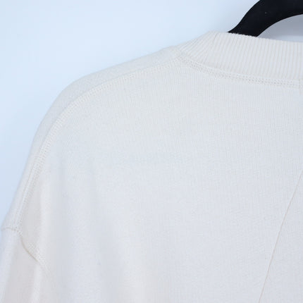 Rag & Bone Embroidered Sweatshirt Off White French Terry Boxy Pullover Women's S