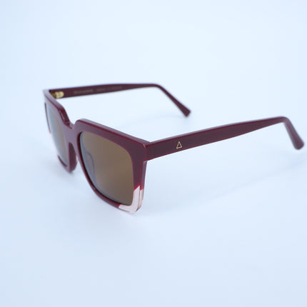 ZEUS+DIONE Artemis II Sunglasses Red Oversized Square Eye Women's
