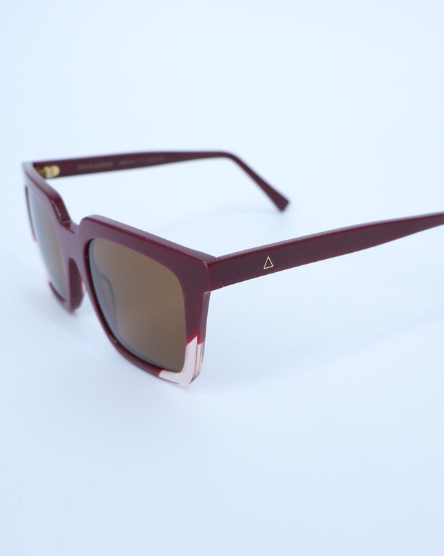 ZEUS+DIONE Artemis II Sunglasses Red Oversized Square Eye Women's