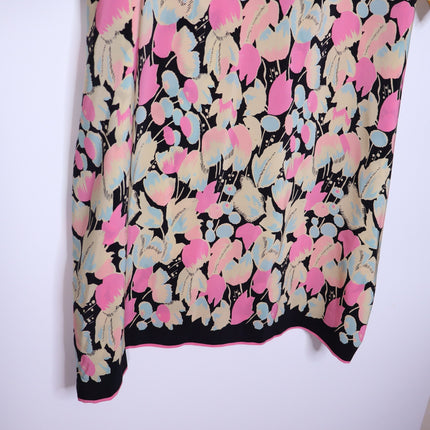 DRIES VAN NOTEN Floral-Print Daze Kaftan Multicolor Silk Slip On Women's M