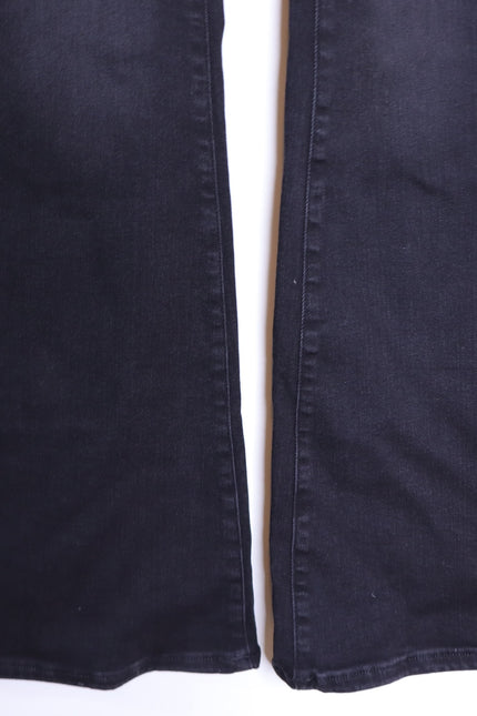 WE THE FREE NWT Jayde High Rise Jeans Flare Leg Onyx Black Zip Fly Women's 25