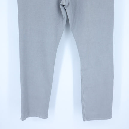 7Diamonds Generation 5-Pocket Pants Grey Slim Straight Cotton Men's 36X30