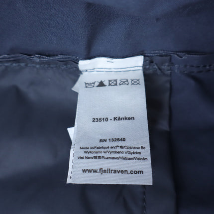 Fjallraven Kanken Classic Backpack Graphite UN Blue 16L Convertible Bag