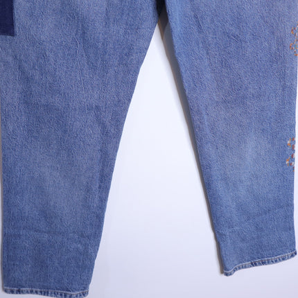 LUCKY NWT Legend Mid Rise Boy Jeans Blue Medium Wash Straight Leg Women's 10