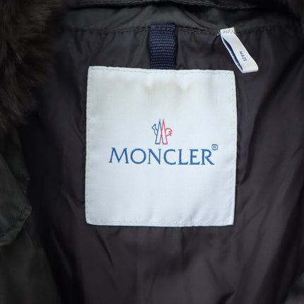 Moncler Alchemille Giubbotto Down Puffer Coat Brown Double Breasted Women's 2/M