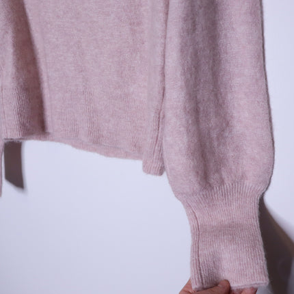TED BAKER Larbow Statement Bow Sweater NWT Pink Wool Pullover Women's 0/US 2