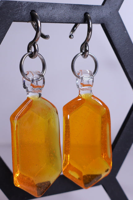 GLASSWEAR STUDIOS Handmade Fantasy Orange Rupee Weights 10g/2.5mm Hangers