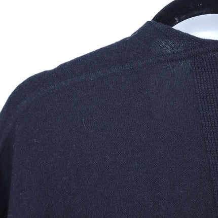 Tommy Bahama Serena Fringe Cardigan Black Wool Cashmere Short Sleeve Women's S