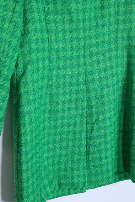 POMANDER PLACE NWT Tweed Stacie Dress Emerald Green Long Sleeve Women's M