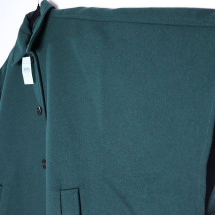 ANN TAYLOR Buttoned Trench Cape NWT Dark Green Wool Blend Women's MP
