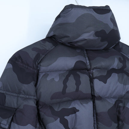 SAM. Black Camo Freestyle Puffer Jacket Down Filled Hip Length Women's S