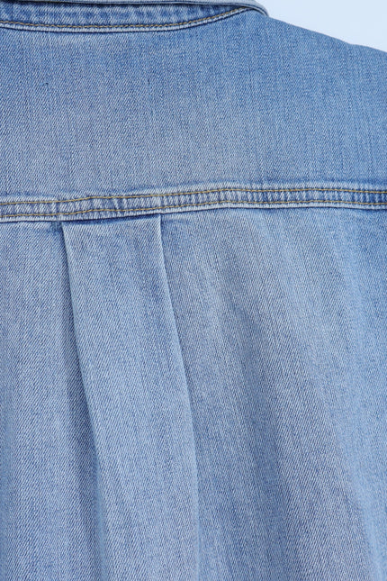 RAMY BROOK Tunechi Denim Mini Dress NWT Blue Light Wash Women's 30/US 10