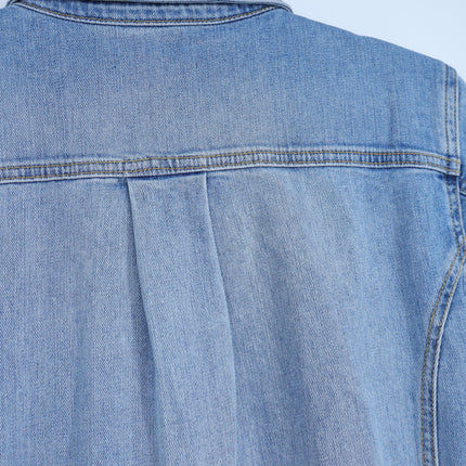 RAMY BROOK Tunechi Denim Mini Dress NWT Blue Light Wash Women's 30/US 10