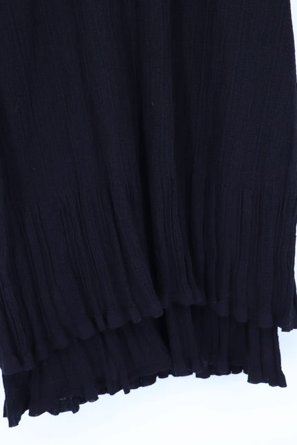 A.L.C. Lex Strap Mini Dress Black NWT Layered Ruffle Skirt Women's L