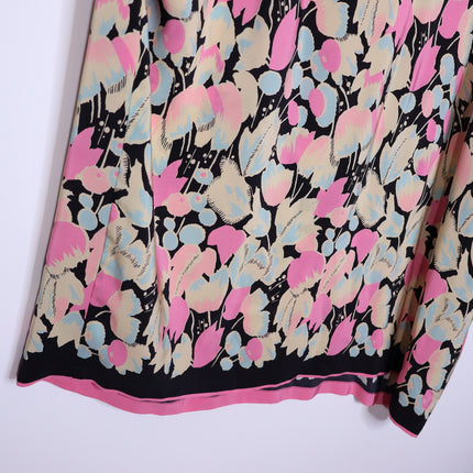 DRIES VAN NOTEN Floral-Print Daze Kaftan Multicolor Silk Slip On Women's M
