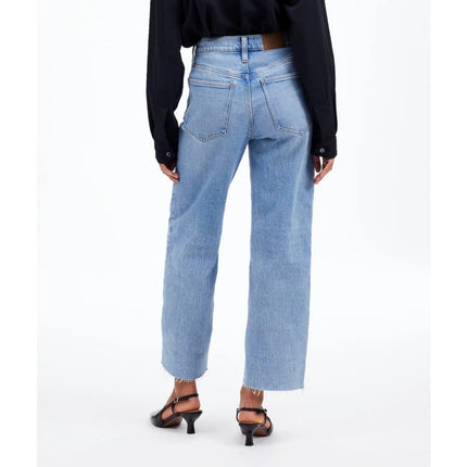 Madewell Perfect Vintage Jeans Blue NWT Altoona Wash Wide Leg Crop Women's 25
