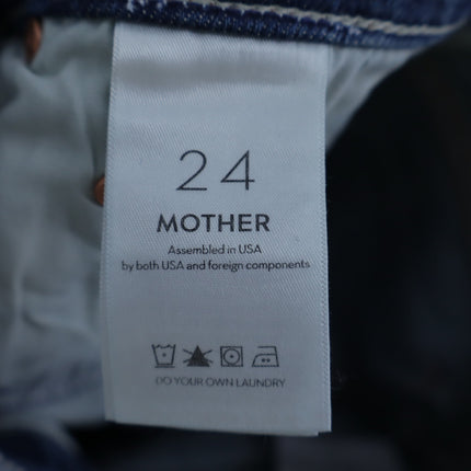 Mother Superior Blue The Insider Ankle Jeans Blue Destination Unknown NWT Women's 24