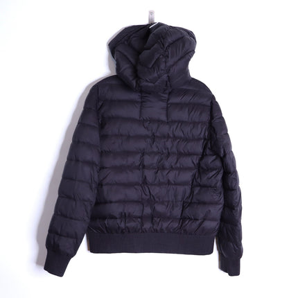 Soia & Kyo Tiphanie Hooded Bomber Jacket Black Puffer Long Sleeve Women's L