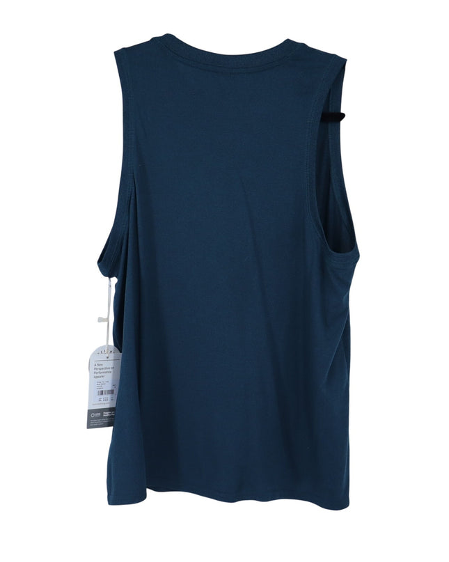Vuori Energy Top Moss Heather NWT Performance High Neck Knit Tank Women's M