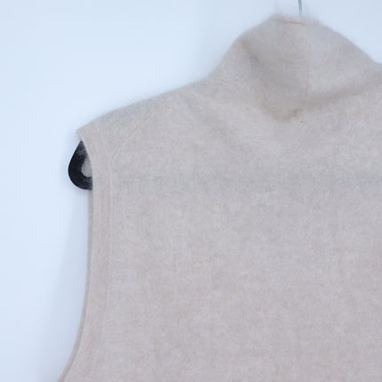 J. Crew 100% Cashmere Turtleneck Sweater Shell Heathered Linen NWT Women's L