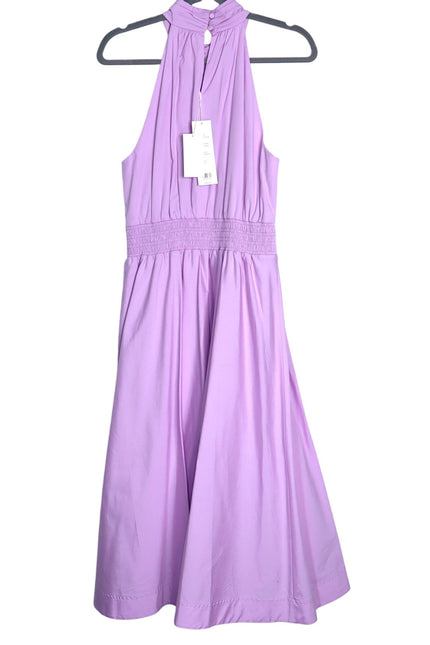 VERONICA BEARD NWT Kinny Halter Dress Barely Orchid Sleeveless Women's 10