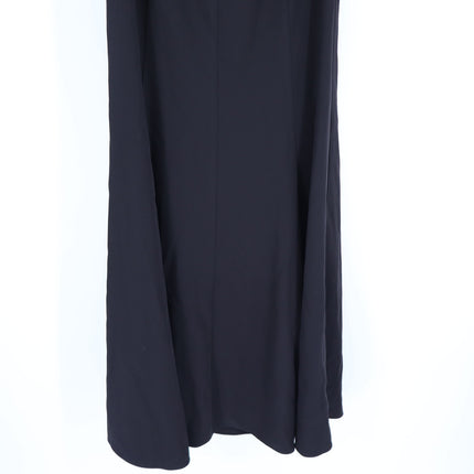 Laundry by Shelli Segal Cross Back Evening Gown Black NWT Maxi Dress Women's 4
