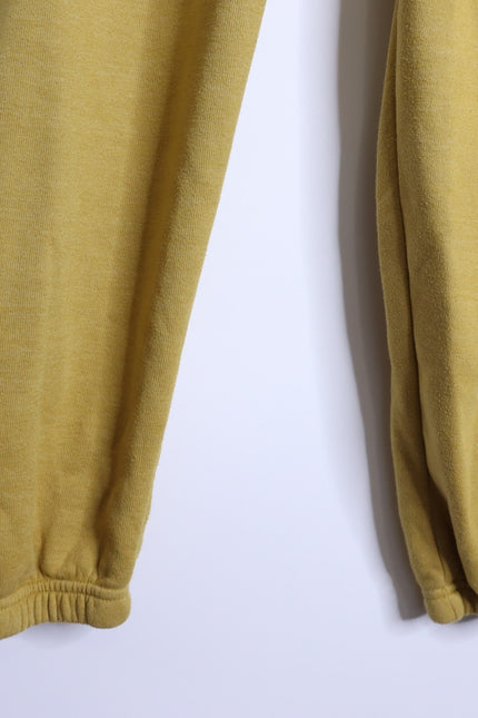 AVIATOR NATION Stripe Sweatpants Jogger Honey Mustard Pull On Women's M