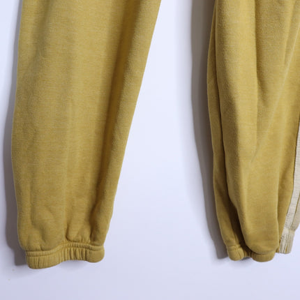 AVIATOR NATION Stripe Sweatpants Jogger Honey Mustard Pull On Women's M