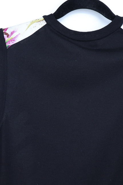 DOLCE & GABBANA Lily Silk Tank Black MSRP $995 Sleeveless Women's 44/US 8